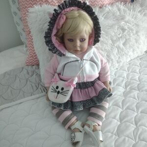 ADORA Doll with Cat Purse Offers Allways Welcome